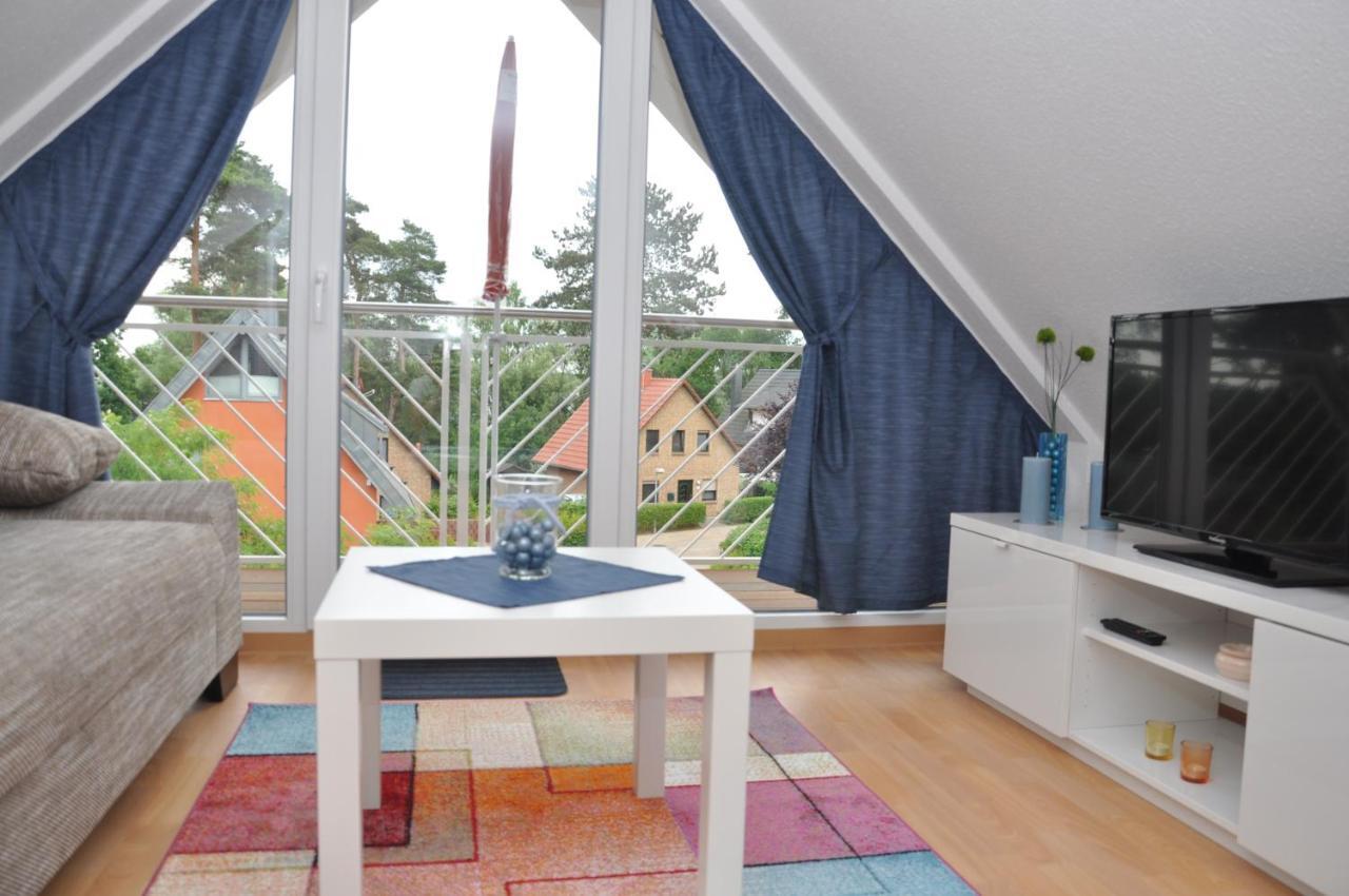 Ferienhaus Mueritzzauber / 1 Zimmer Dachgeschoss-Appartement Röbel Eksteriør billede